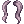 Costume Loose Wave Twin Purple