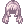 C Straight Long Light Purple