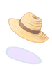 Costume Straw Hat