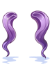 C Loose Wave Twin Purple Mid