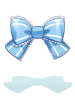 C Blue Frill Ribbon
