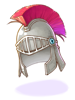 Costume Hoplite Helmet Silver