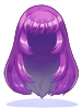 C Straight Long Purple