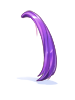Costume Sweet Side Ponytail (Purple)