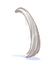 Costume Sweet Side Ponytail (White)