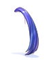 Costume Sweet Side Ponytail (Blue)