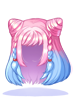 C Halloween Long Haired Cat Ears