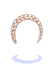 Costume Braid Headband (White)