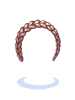Costume Braid Headband (Brown)