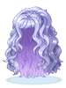 Costume Firm Wave Hair(Blue)