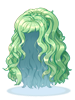 Costume Firm Wave Hair(Green)
