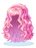 Costume Firm Wave Hair(Pink)